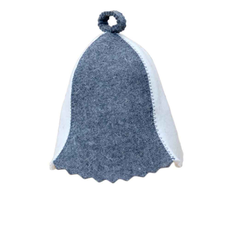 Saunahue - hvid, grå