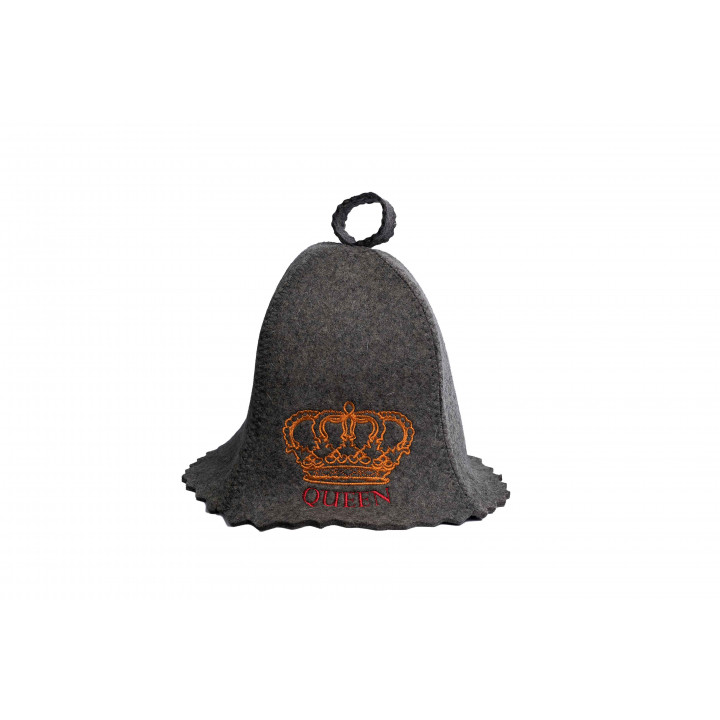 Saunahat - QUEEN, grå