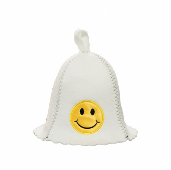 Saunahat - smil, hvid