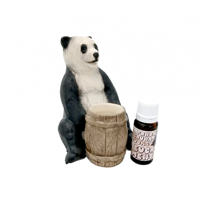 Keramisk beholder til dufte - panda