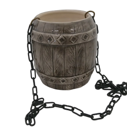 Keramisk beholder til dufte - tønde 