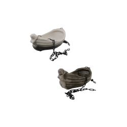 Keramikbeholder til dufte - båd med pige 