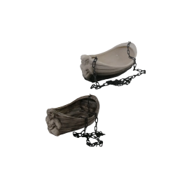 Keramisk duftbeholder - båd med Poseidon 