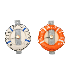 Keramisk saunatermometer - en livline  Keramisk saunatermometer - en livline