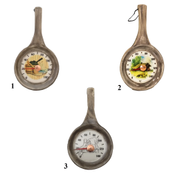 Keramisk saunatermometer - pande  Keramisk saunatermometer - pande