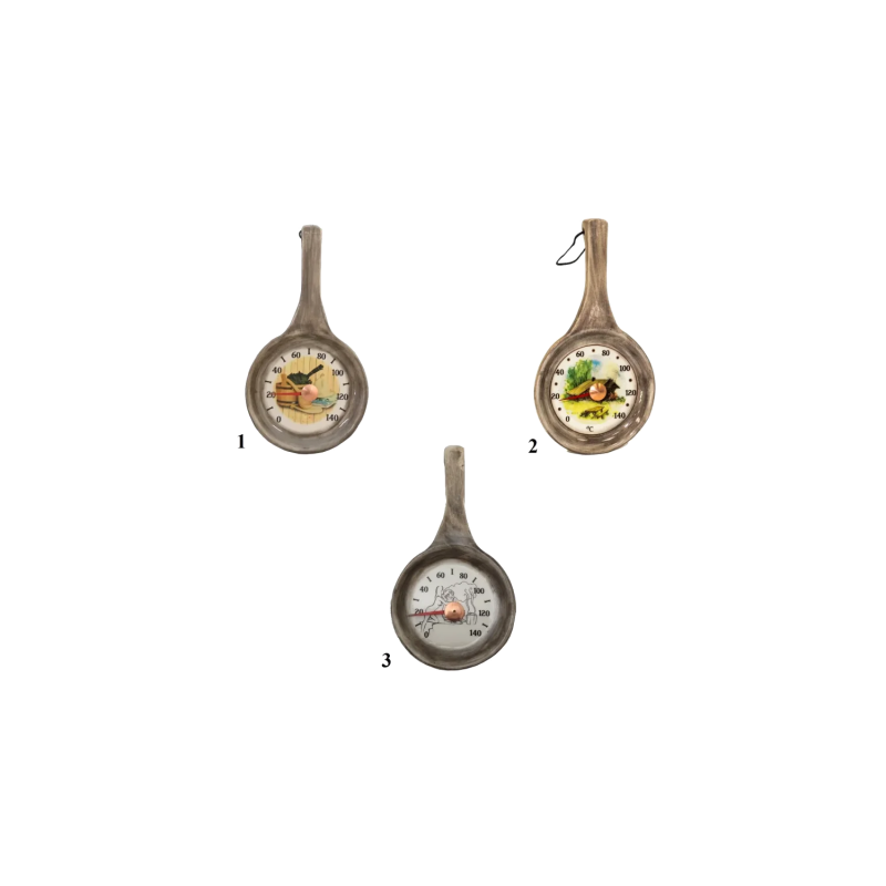 Keramisk saunatermometer - pande