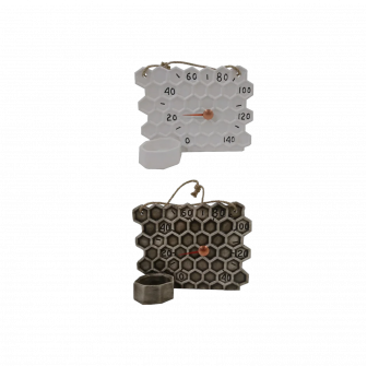 Keramisk saunatermometer - honeycomb