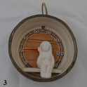 Keramisk saunatermometer - tønde - 3