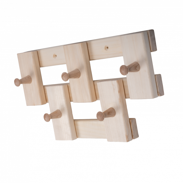 Lindetræsbøjle med 5 kroge