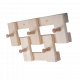 Lindetræsbøjle med 5 kroge