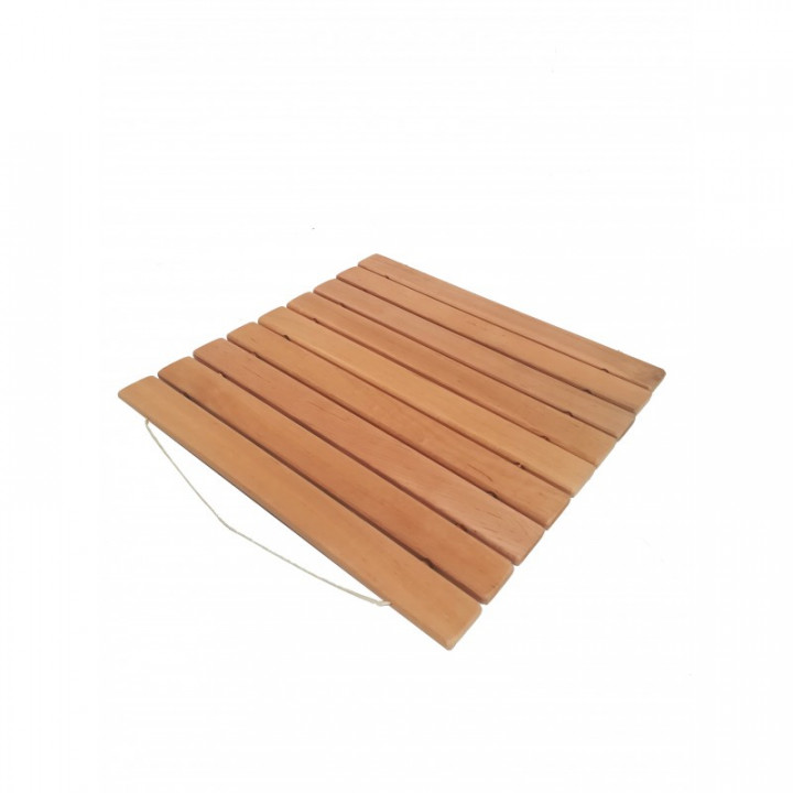 Træmåtte, alder 40x40 cm