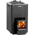 Brændefyret saunaovn - Harvia Pro 20 SL BimSchV2 sort - 0