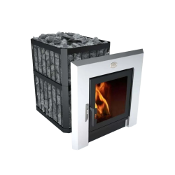 Brænde saunaovn - NOVA PANORAMA 18 med netværk 