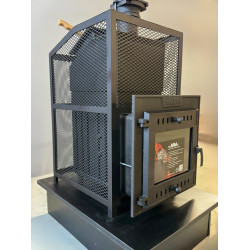 Brænde saunaovn - SUMMIT Mont Blanc med klassisk netværk 