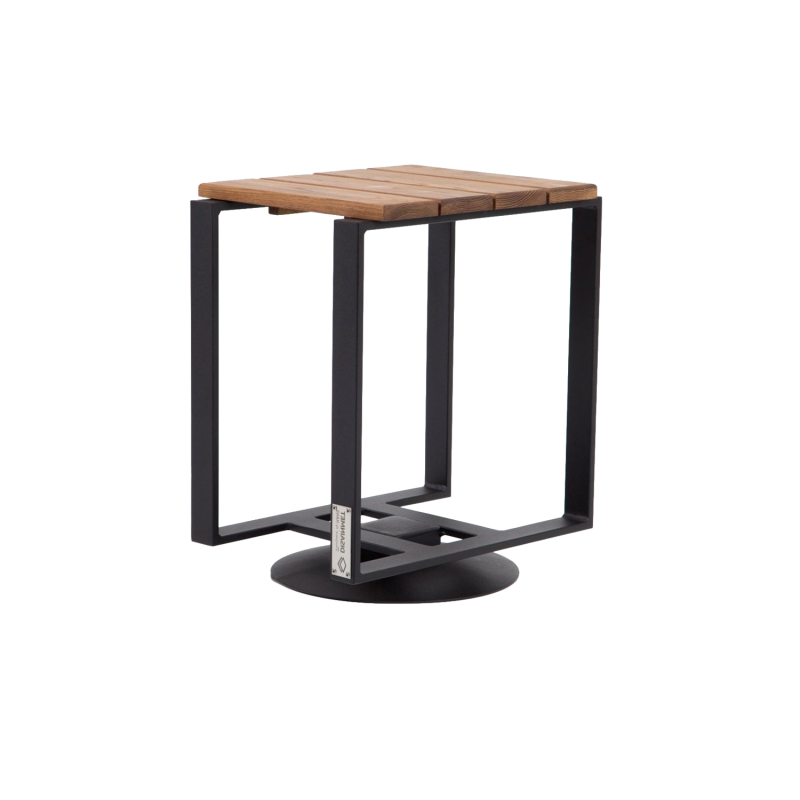 Brændeholder - MIKU, sort