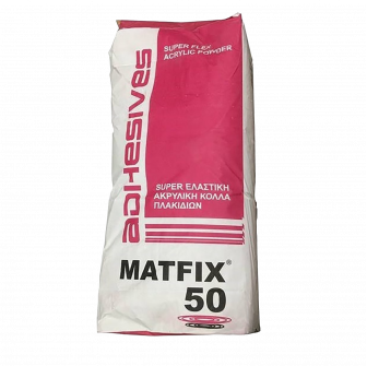 Matfix-klæbemiddel til dekorative sten