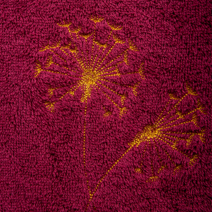 Dame saunaforklæde - BURGUNDY