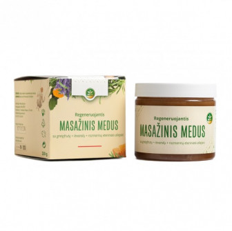 Massagehonning med æteriske olier af grapefrugt, lavendel og rosmarin, 250 g