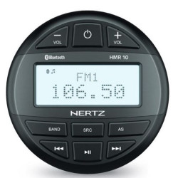 Musikcenter HMR 10D, uden højtalere, vandtæt, sort  Musikcenter HMR 10D, uden højtalere, vandtæt, sort