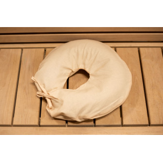 Pude til saunabehandlinger, sandfarve, 30 × 30 cm