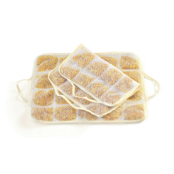 Amber / Linned Sauna Pude Natural 100%  Amber / Linned Sauna Pude Natural 100%