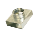 Sideovergang – 90°, diameter 100 mm - 0