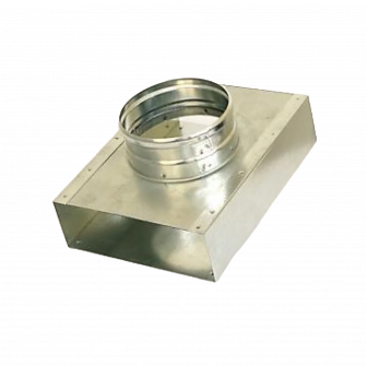 Sideovergang – 90°, diameter 100 mm