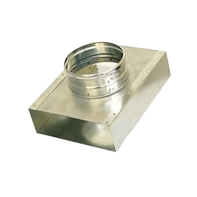 Sideovergang – 90°, diameter 100 mm