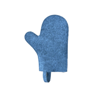 Handske til sauna, grå