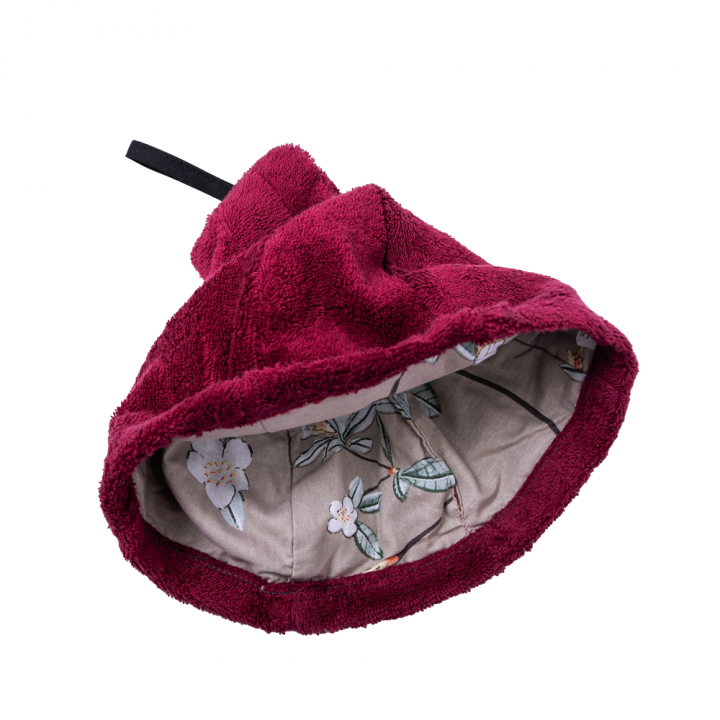 Saunahat - BURGUNDY