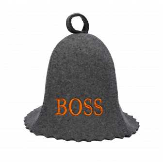 Saunahat - BOSS, grå
