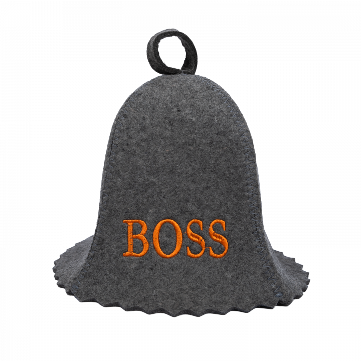Saunahat - BOSS, grå
