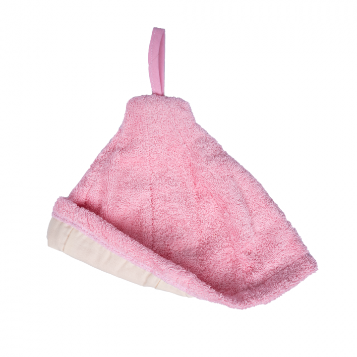 Gavesæt i gaveæske til HENDE. Saunahat og forklæde til kvinder - PINK