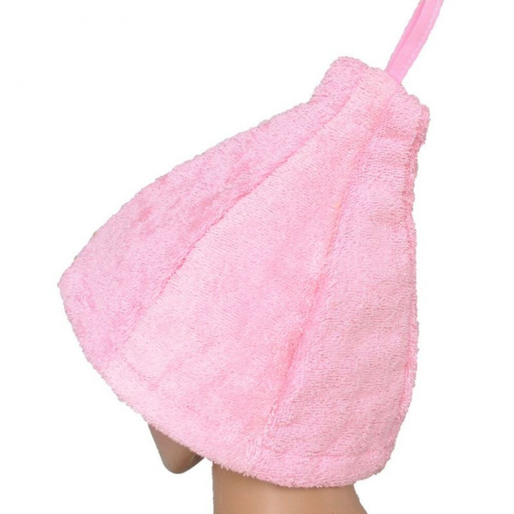 Gavesæt i gaveæske til HENDE. Saunahat og forklæde til kvinder - PINK