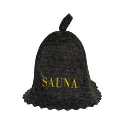Saunahue - SAUNA, grå 