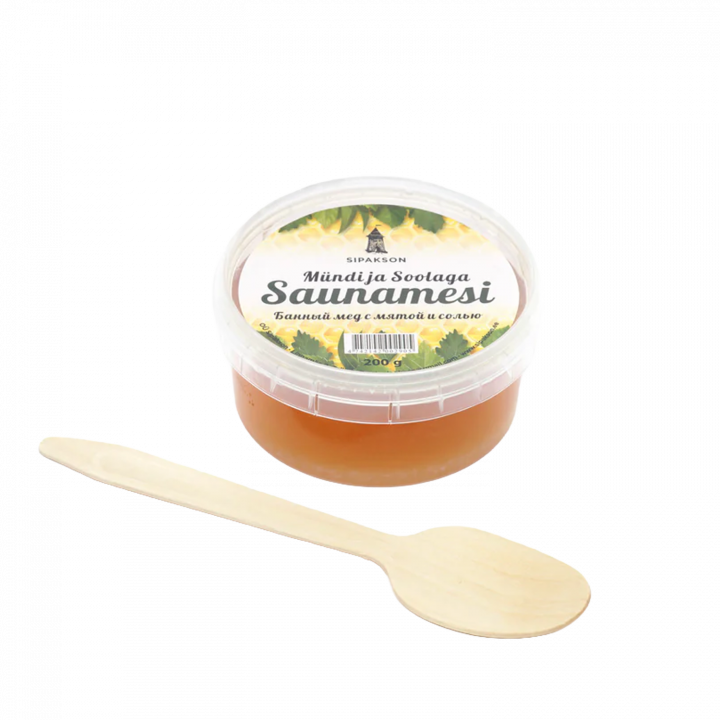 Saunahonning med mynteekstrakt og salt, 200 g