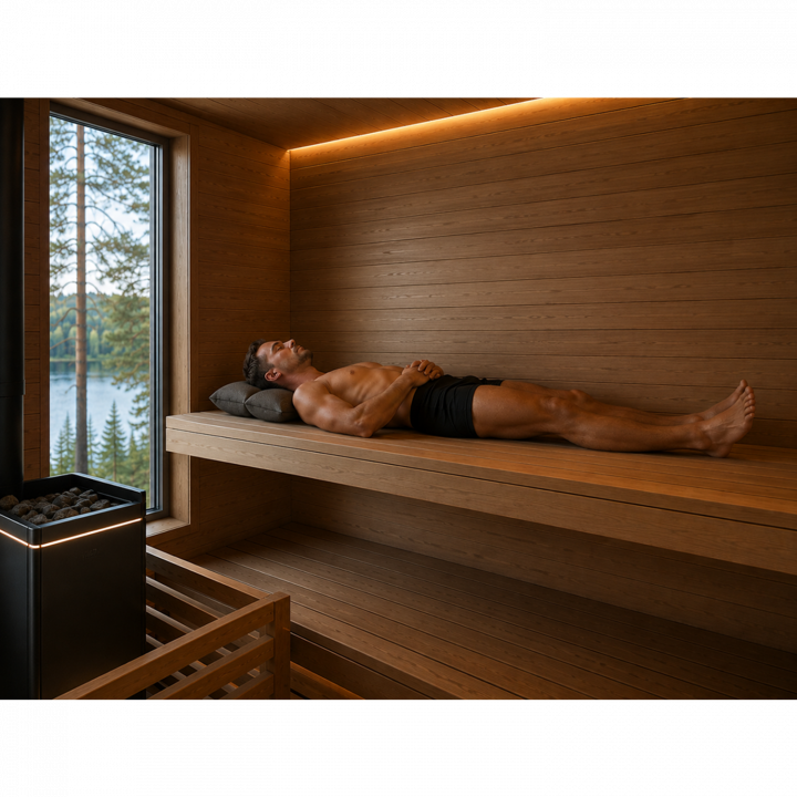 Saunapude 450 × 340 × 100 mm