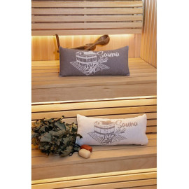 Saunapude, gråbrun 