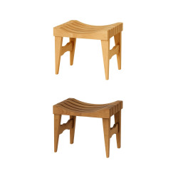 Saunabænk, termo-elletræ 470x340x410 mm  Saunabænk, termo-elletræ 470x340x410 mm