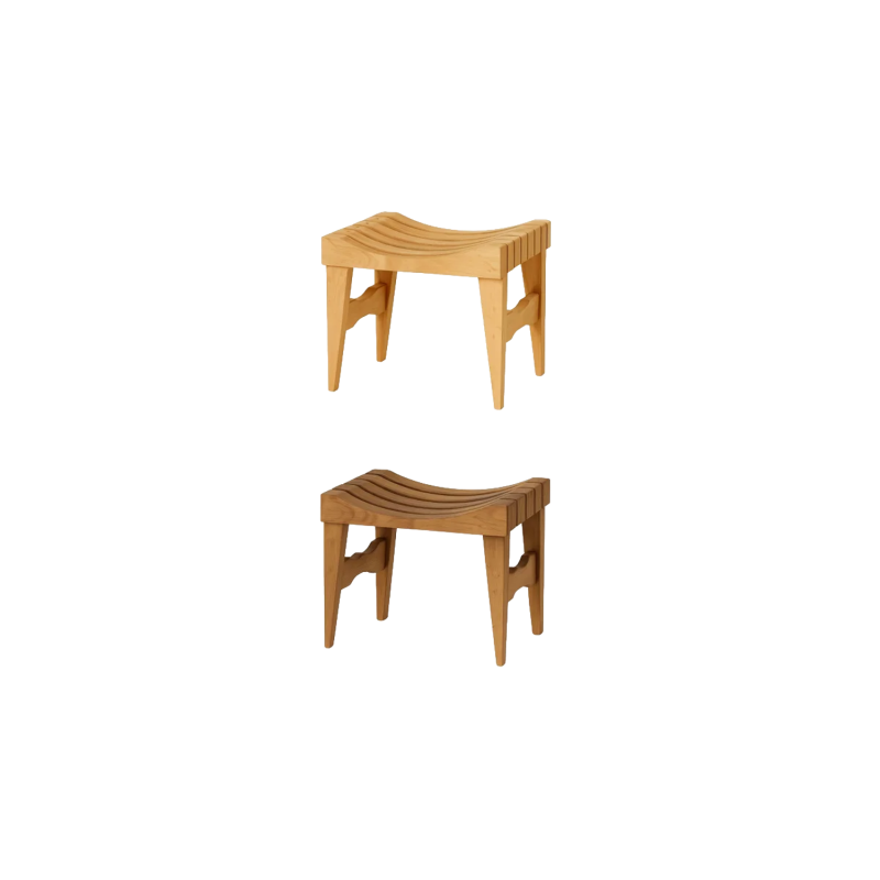 Saunabænk, termo-elletræ 470x340x410 mm