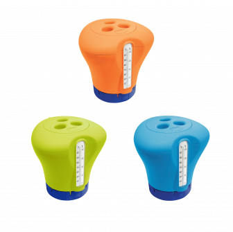Flydende dispenser med termometer