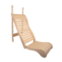 Afslapning køje til sauna, abachi - 0