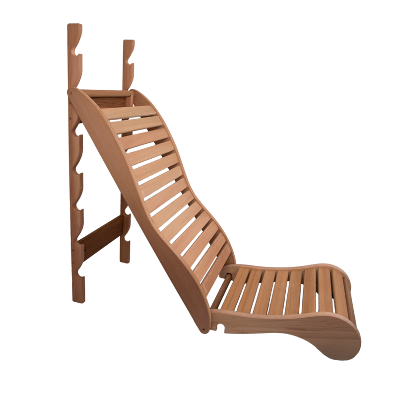 Afslapning køje til sauna, cedertræ