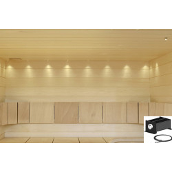 HARVIA lysende fiberoptiske lys til saunaer Fiber 2 