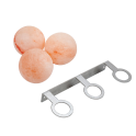 SAUFLEX Himalaya saltkugler, med holder, 3 stk. - 1