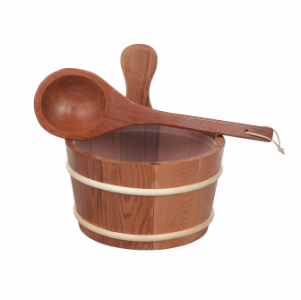 SAUFLEX træspand 4 l, cedertræ