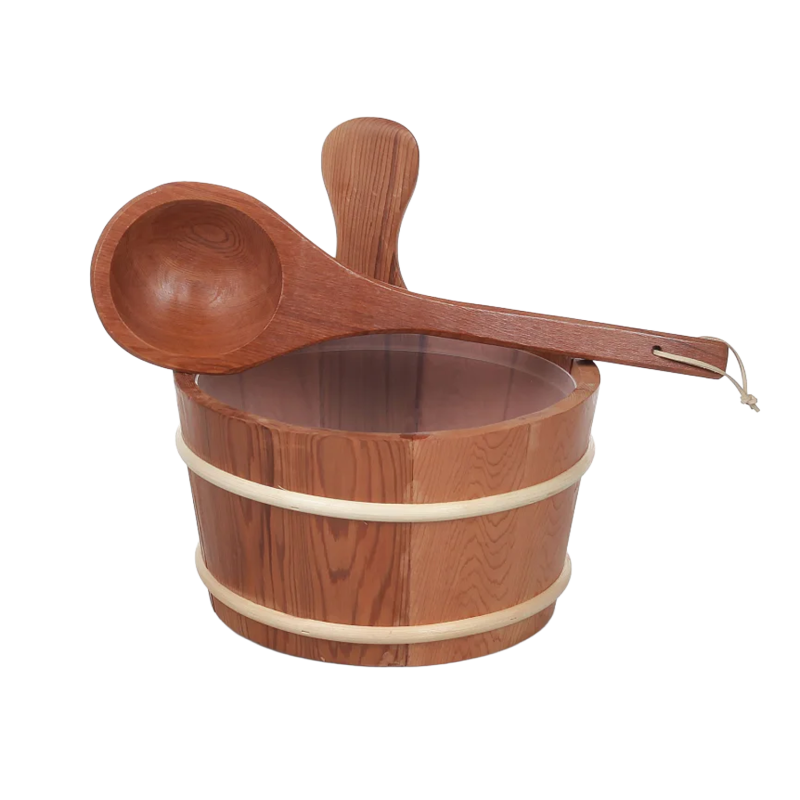 SAUFLEX træspand 4 l, cedertræ