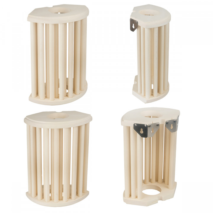 Sawo lampe og gittersæt 915-VA, asp