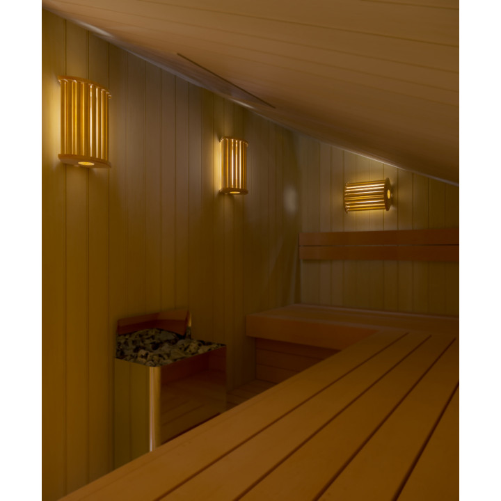 Sawo lampe og gittersæt 915-VA, asp