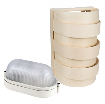 Sawo lampe og gittersæt 917-A, asp